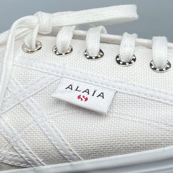 Alaia Superga 2740 Platform Canvas Sneaker - Picture 11 of 14